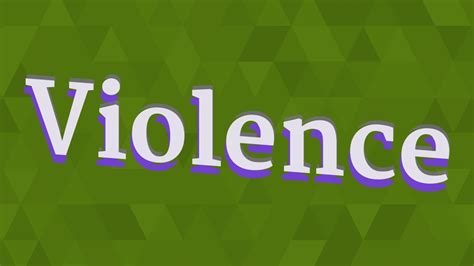 violence pronunciation|how to pronounce violence.